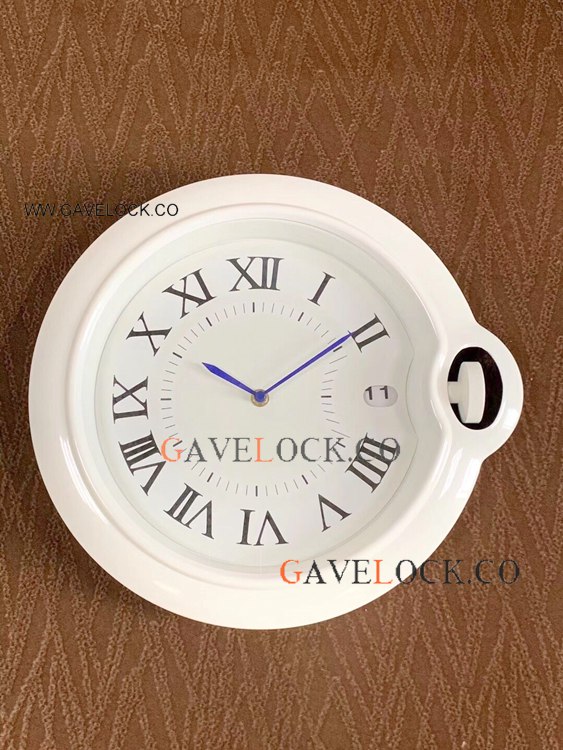 New Cartier Ballon Bleu White Wall Clock - AAA Quality